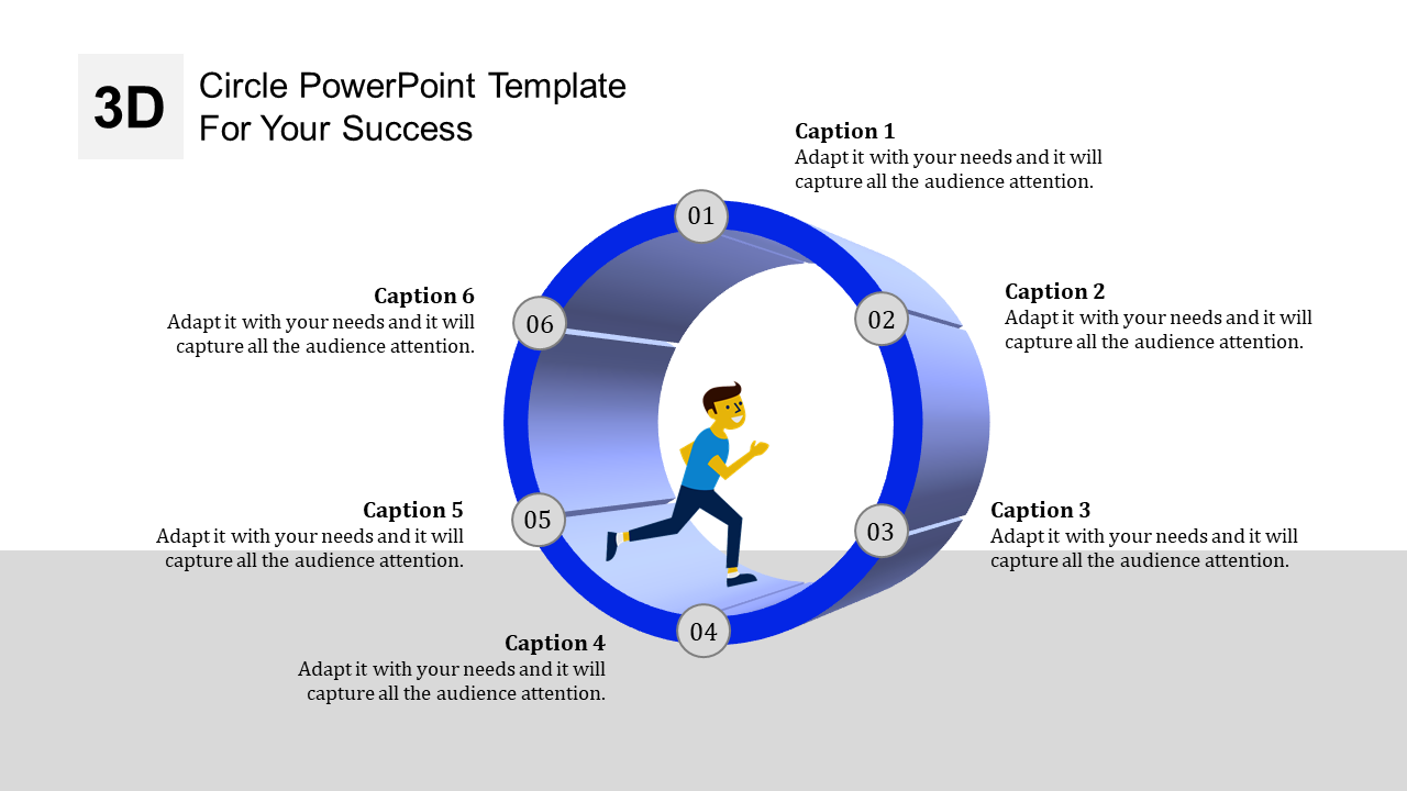 circle powerpoint template-Circle PowerPoint Template For Your Success